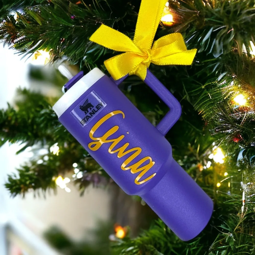 Cheers to the Season: Personalized Mini Tumbler Ornaments for the Perfect Gift
